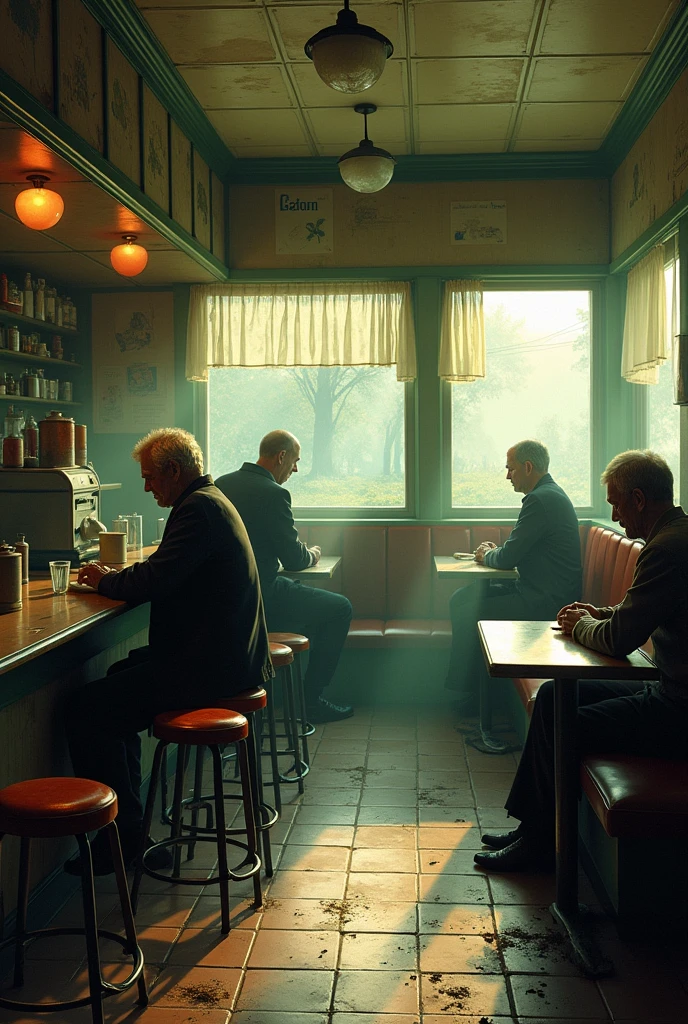 poor old-fashioned restaurant
