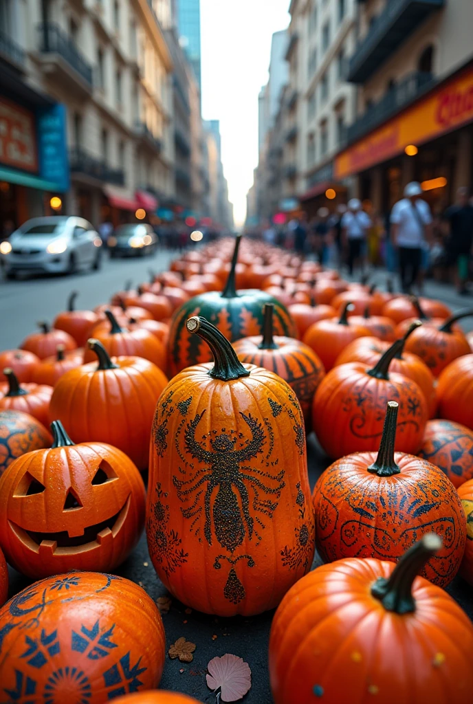 Calabazas de halloween en cdmx