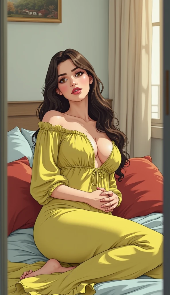 I want to create an anime girl image of full body whose physical stats are as follows
Height (approx.) in centimeters- 170 cm
in meters- 1.70 m
in feet inches- 5’ 7”
Eye Colour Hazel Brown
Hair Colour blonde
Age 27 years
Religion christian
Bust Size: 38 inches
Waist Size: 30 inches
Hips Size: 40 inches
Feet/Shoe Size: 8 (US)
Dress Size: 7 (US)
Nationality: Indian
Race/Ethnicity: White (French Canadian, German, and Irish)
Completely undressed
laying in bed
Covering her nipples with one hand
Covering her vagina/pussy with other hand
Smiling with shyness
Hairs open