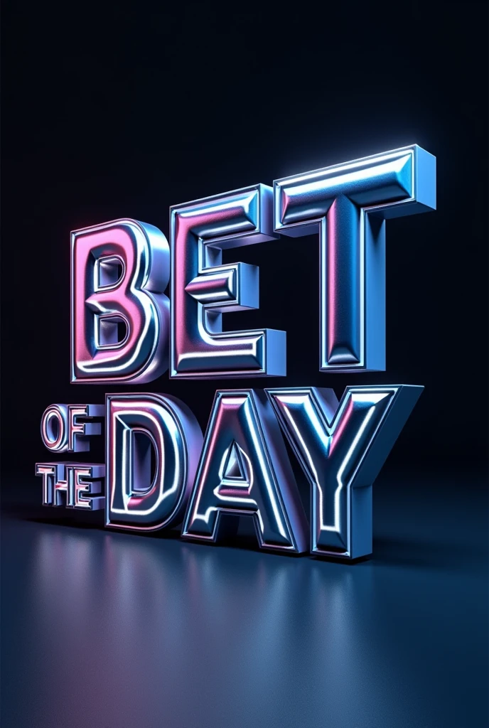 Create a 3d image with the name bet of the day name 