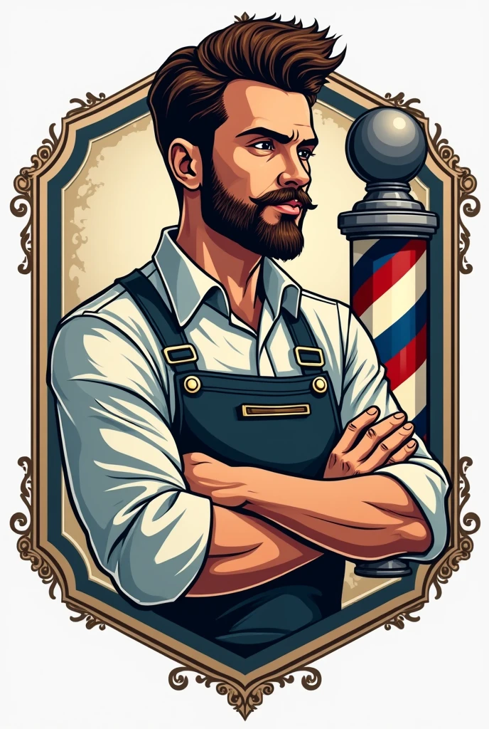 Create an image to be a barber shop logo