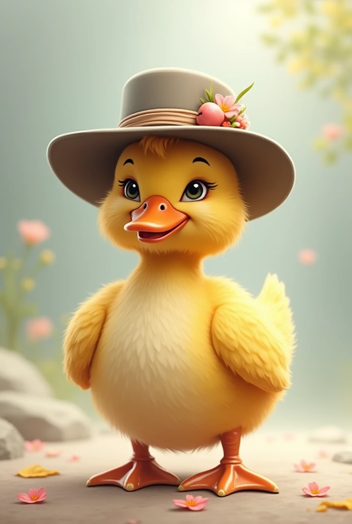 Duck in a hat 