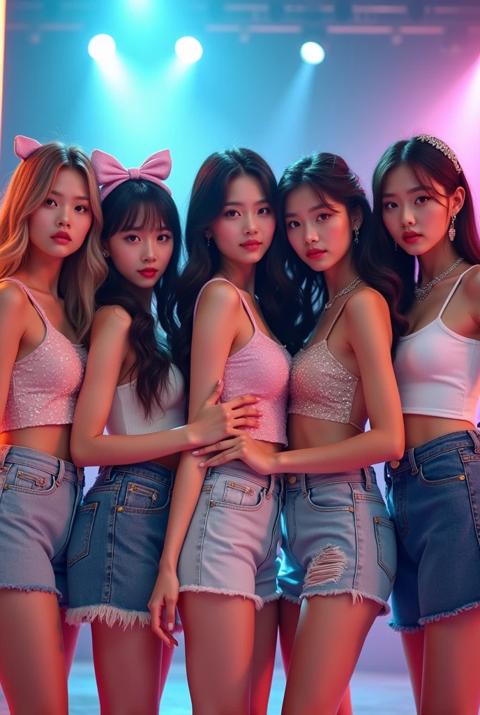 5 Korean K-POP Girls From The Front