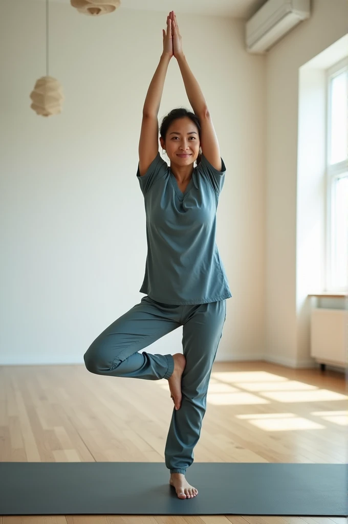 Nurse Does Yoga | First Time Full Body Stretch