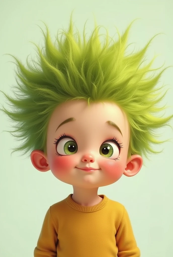 a ??? with a haircut like a kiwi