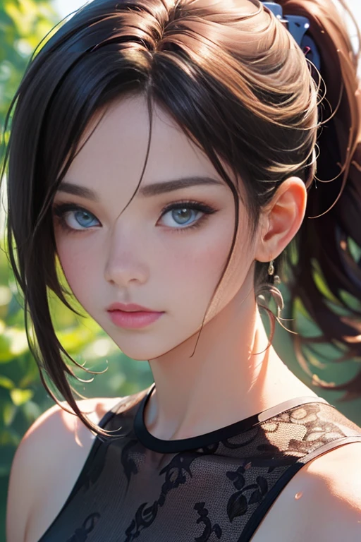 a beautiful young japanese woman with cobalt blue eyes, chestnut brown hair in a ponytail, wearing a swimsuit, close-up portrait of her face, slender and frame, dripping wet, facial cumshot, cum on tongue, cum on body, (best quality,4k,8k,highres,masterpiece:1.2),ultra-detailed,(realistic,photorealistic,photo-realistic:1.37),highly detailed face, beautiful detailed eyes,beautiful detailed lips,extremely detailed eyes and face,longeyelashes,intricate details,vibrant colors,natural lighting,soft focus,dreamlike,serene expression