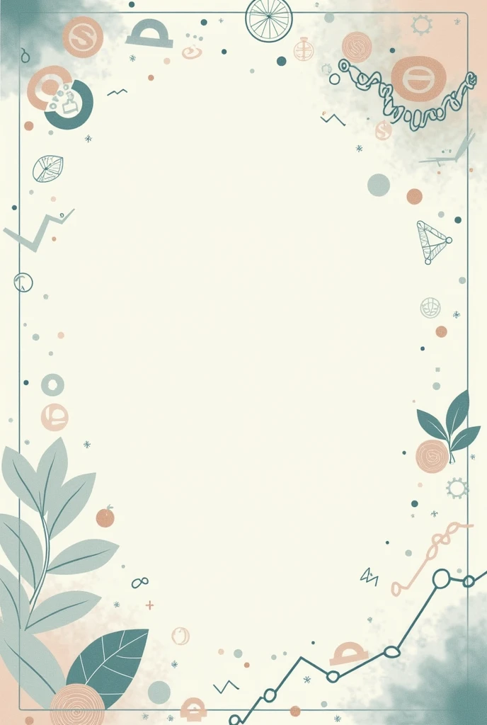Make a cover for an economics notebook with references