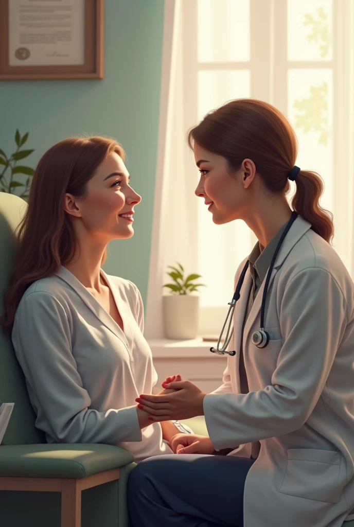 Stethoscope in a practitioner hand on a patient chest