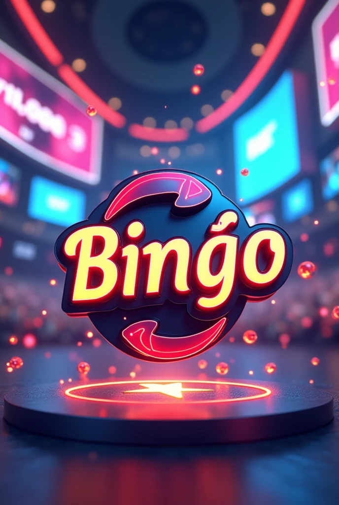 Create a 3d sports betting image with the name BINGÃO name 
