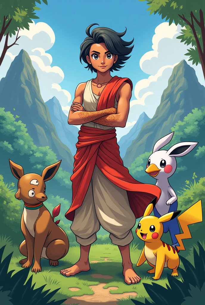 Make an Indian Pokemon trainer like in the anime