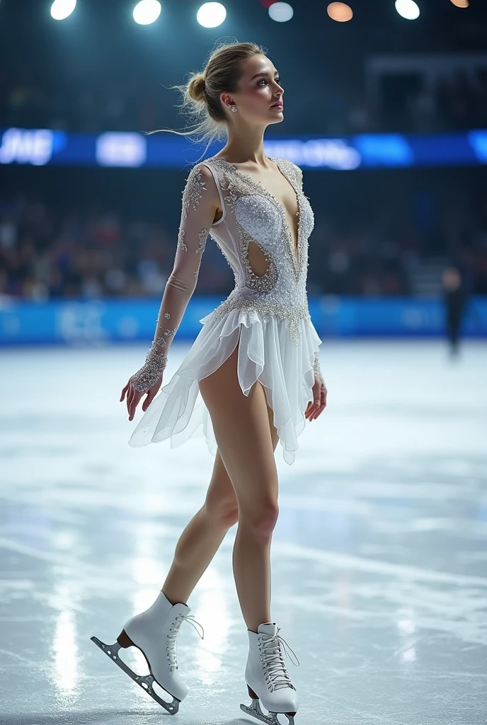 Women's ice skating clothing design