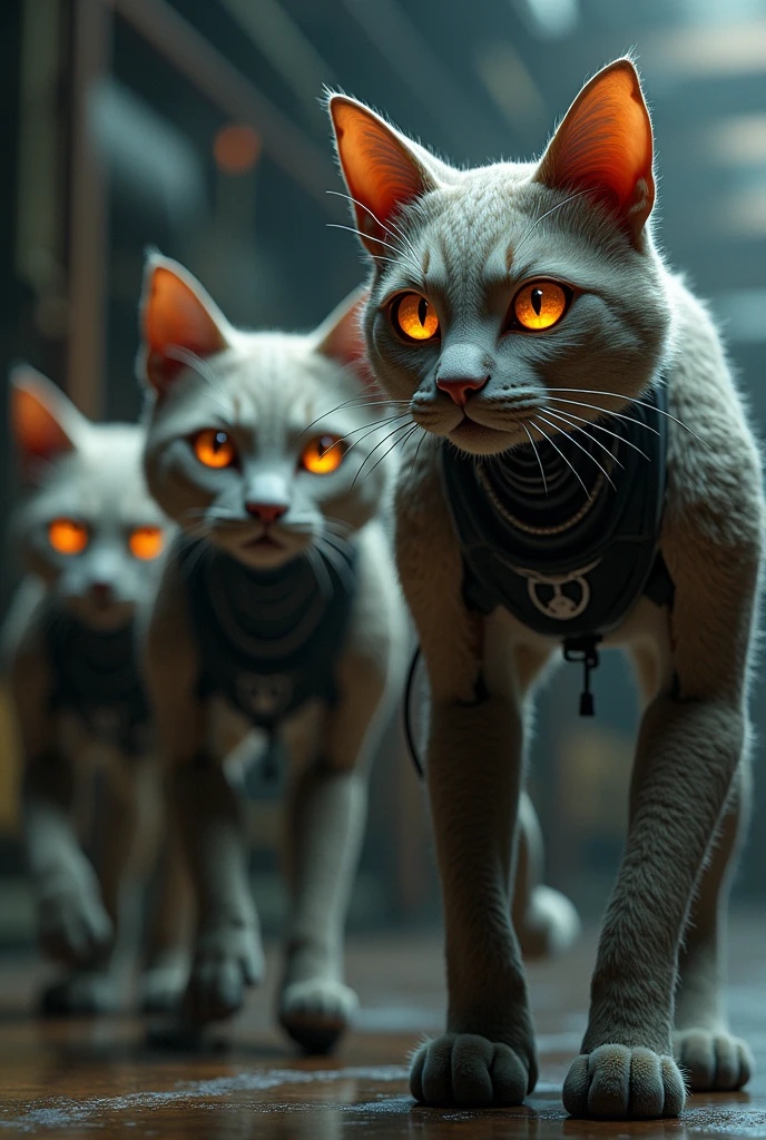 Animatronic cats