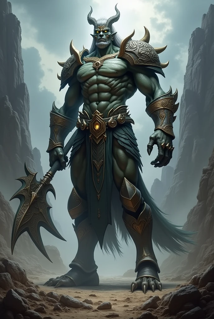 PueDes Diseñarme un personaje para D&D, que sea De raza triflin,  hombre De clase barbara, De una altura De 1.84 cm, De ojos color negros, rocker hair, amante De la cultura, sostenienDo Dos achas De mano, De piel color moraDo, que tenga una eDaD De 25 años
