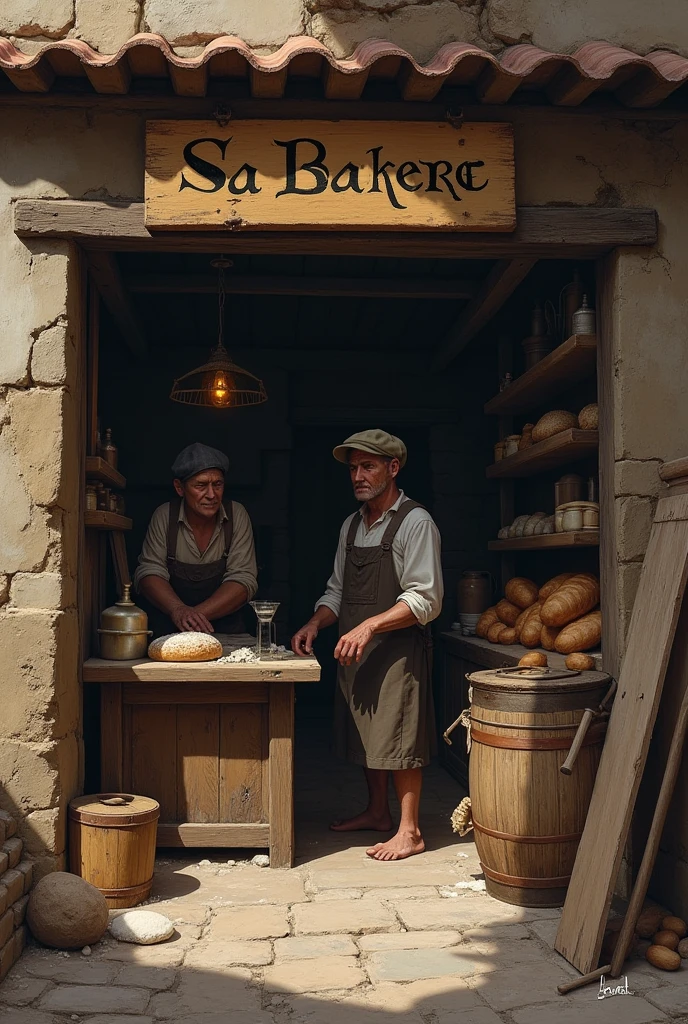 poor bakery from the 1600s