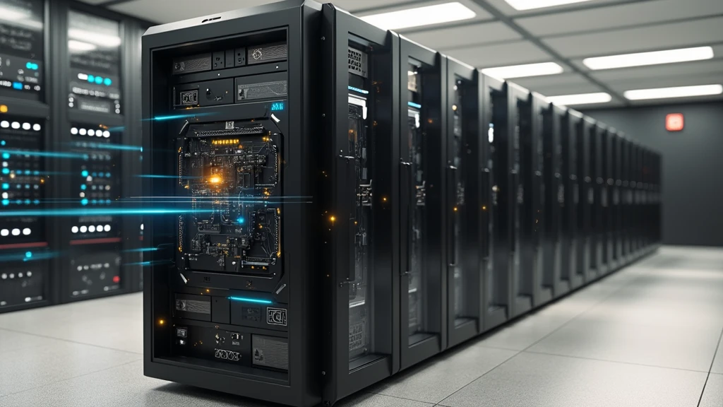 fund: A futuristic setting, with a highly technological data center environment, full of LED lights and organized cables.
Central Element: A stylized representation of the supercomputer, with cables and chips highlighted, emitting an intense glow, as if it were in full operation.
detaileds: light effects, like sparks or beams of light, around the computer to give a sense of energy and power.
texto: The title of the video in bold and futuristic font, with contrasting colors (like blue and white on dark background) in the top or bottom corner of the cover.