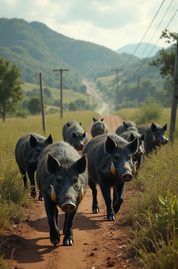 Hey guys, we are located in the city of Sidrolandia, in Mato Grosso do Sul and today I&#39;m going to show you,  What has the wild boar invader been doing in this area? 