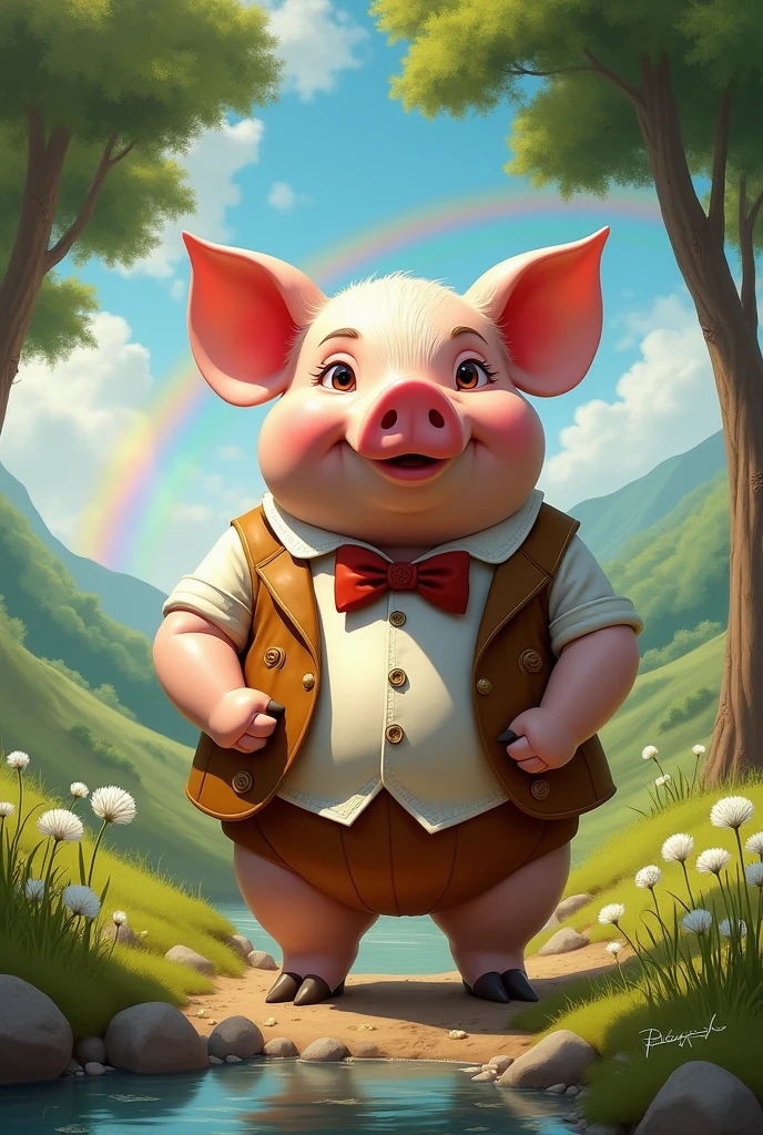Create an image of a pig