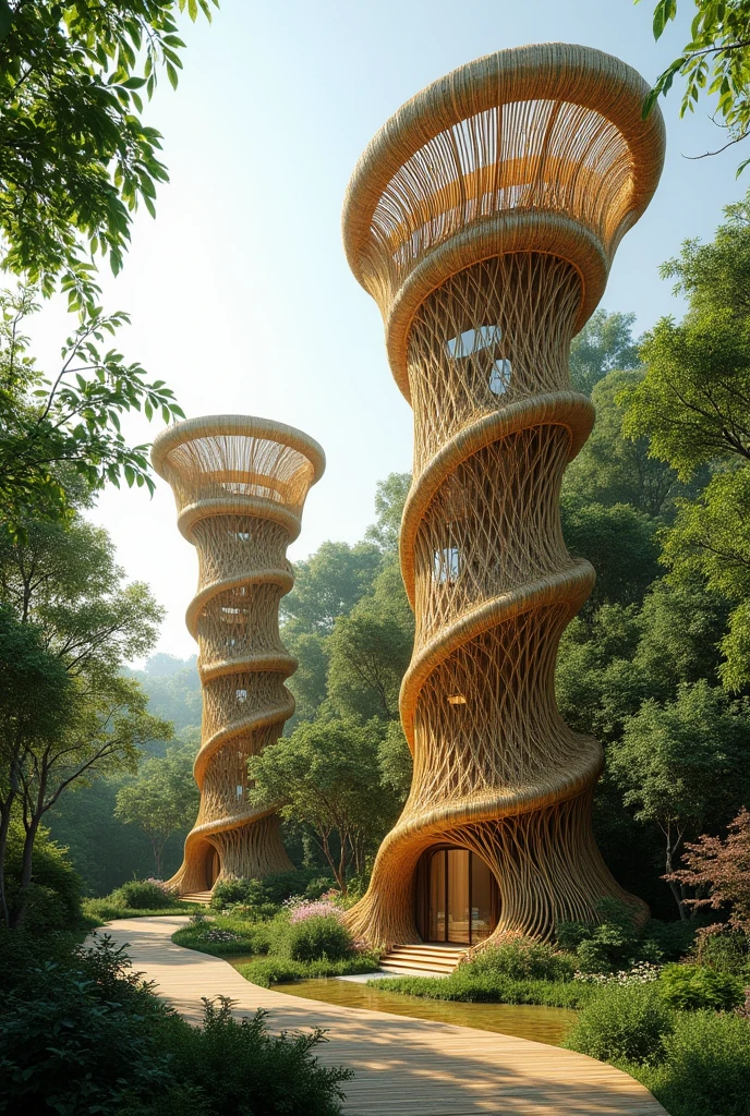 Innovative bamboo structures architecture