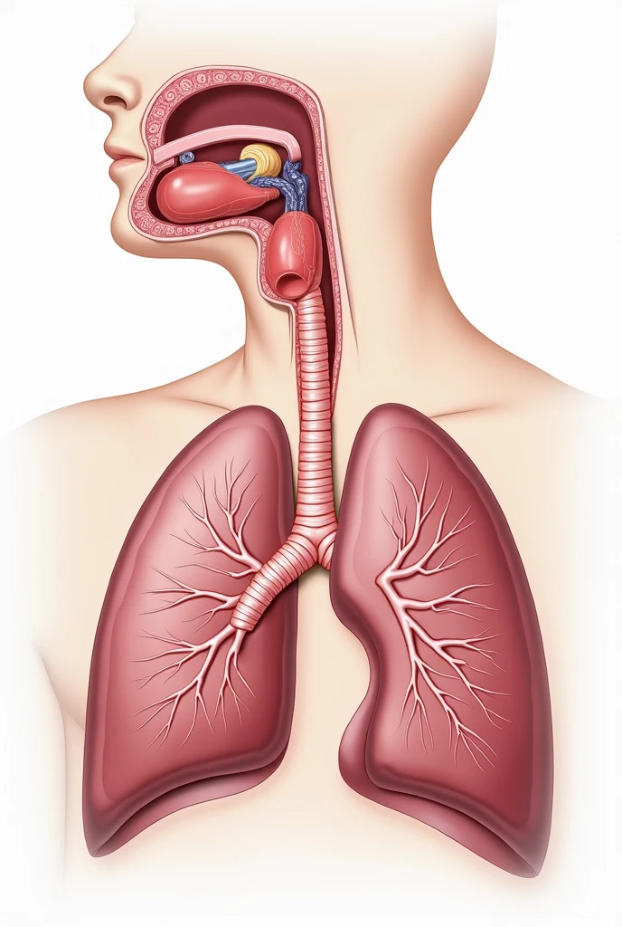 Alveolar duct and terminal bronchus 