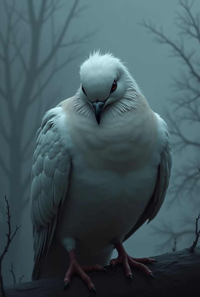 very sad dove