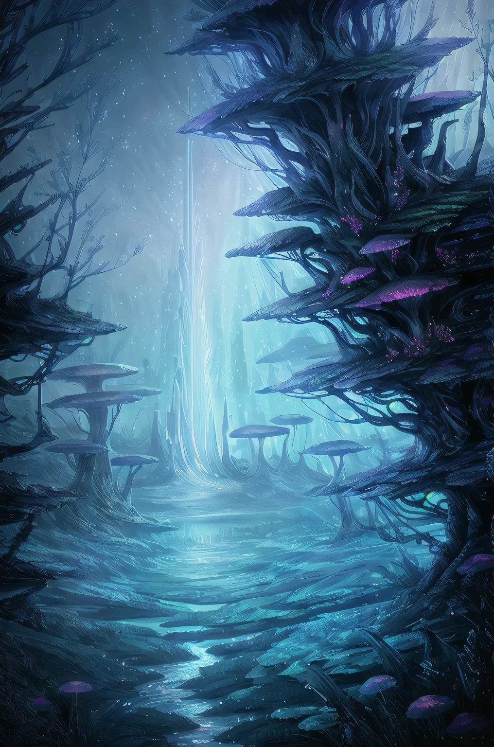 masterpiece, best quality, high quality,extremely detailed CG unity 8k wallpaper, An enchanting and dreamy scene of a fantasy forest, with towering trees, glowing mushrooms, and hidden fairy glens, creating a sense of mystique and enchantment, artstation, digital illustration, intricate, trending, pastel colors, oil paiting, award winning photography, Bokeh, Depth of Field, HDR, bloom, Chromatic Aberration ,Photorealistic,extremely detailed, trending on artstation, trending on CGsociety, Intricate, High Detail, dramatic, art by midjourney