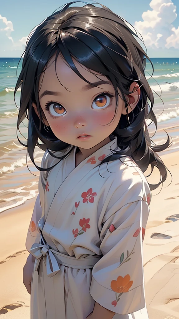,(((little boy,boy,???,??? only,child,1boy,male gender))),(((()))),
child's chest,(((black hair,long hair,colored inner hair))),((orange_eyes:1.3))),intricate eyes,beautiful detailed eyes,symmetrical eyes,big eyes:1.5,(((black skin,dark skin,lustrous skin:1.5,tanned skin,bright skin: 1.5,skin tanned,shiny skin,very shiny skin,shiny body))),(((??? body,a little chubby,good anatomy,accurate body proportions,detailed shota body for young boy,))),(((detailed face and eyes))),
(mexican clothes),(((robe outfit,robe clothes))),((bulge in pants)),((white and red clothes theme,intricate outfit,intricate clothes)),
(dynamic pose:1.0),embarrassed,(centered,scale to fit dimensions,Rule of thirds),
((Sky, Sea, clouds,)), with dark stormy clouds,((beach scenery,intricate scenery)),
(Glossy mexican ornaments),highres,sharp focus,(ultra detailed,extremely detailed),(photorealistic artwork:1.37),(extremely detailed CG unity 8k wallpaper),(((vibrant colors,vibrant theme))),(intricate),(masterpiece),(best quality),artistic photography,(photography taken by sldr),(intricate background),perfect rendered face,perfect face details,realistic face,photo realistic,((intricate detail)),(((realism))),