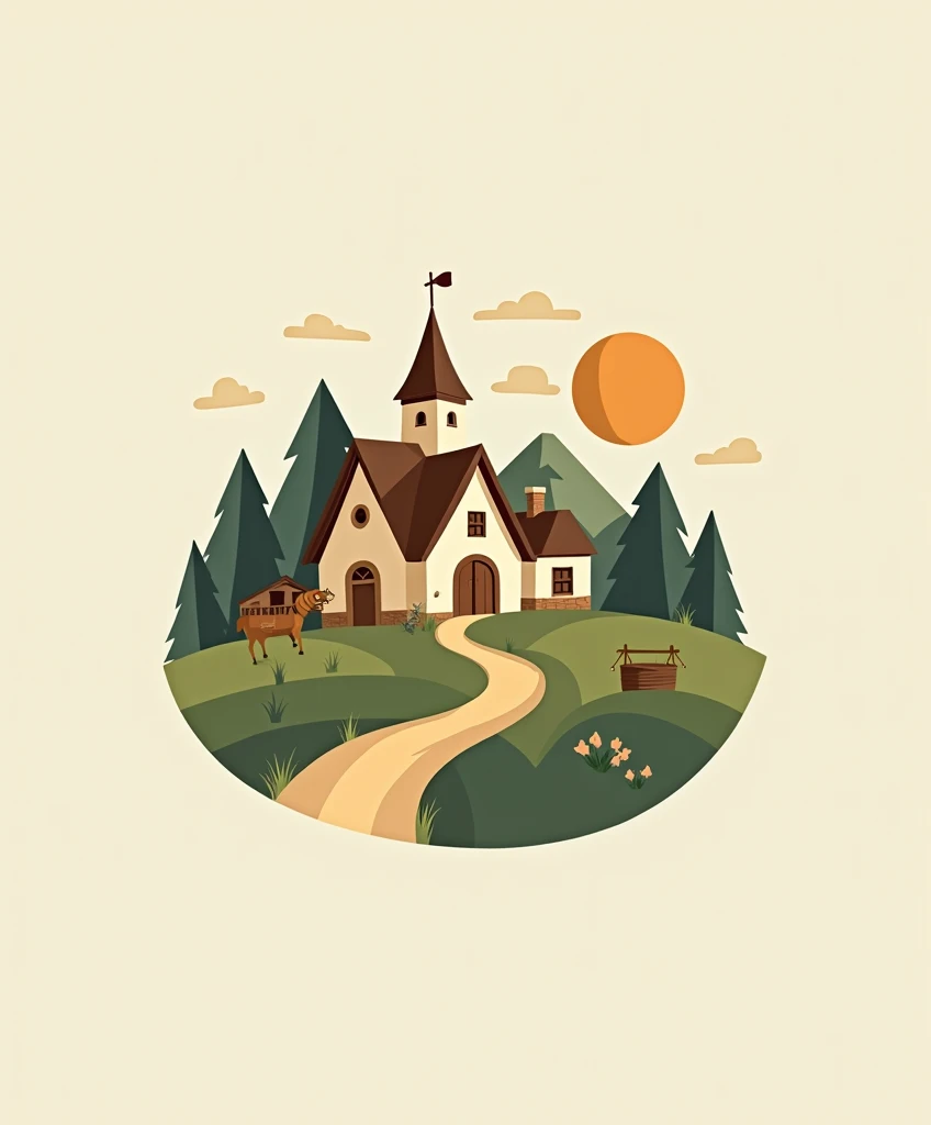create a logo with the village name