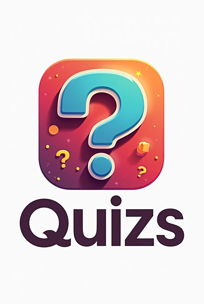 Create a quiz logo in png format