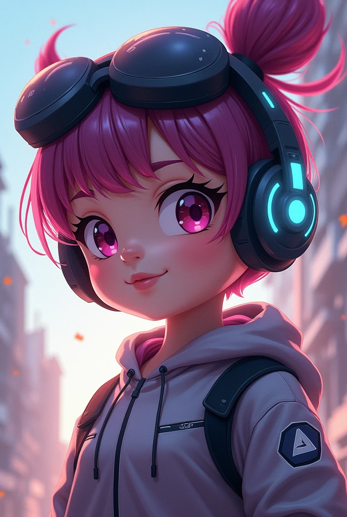 create the super powerful cutie with a headset