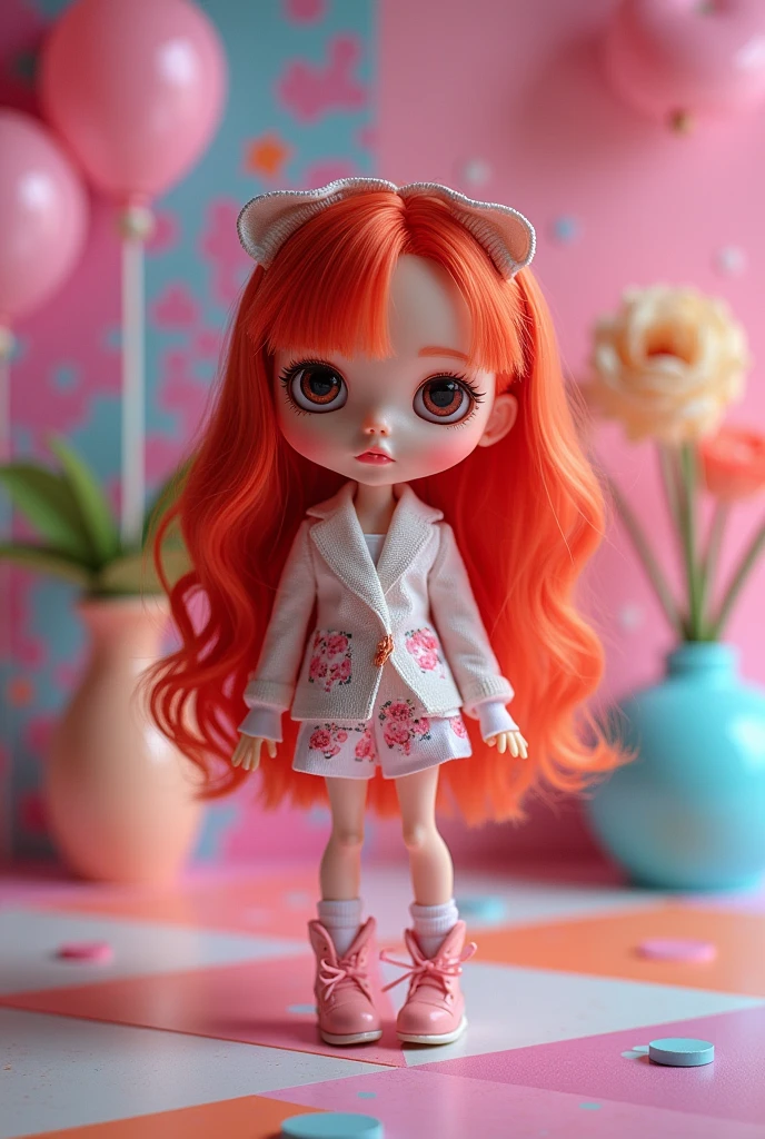 blythe doll inspirado na nayeon do twice