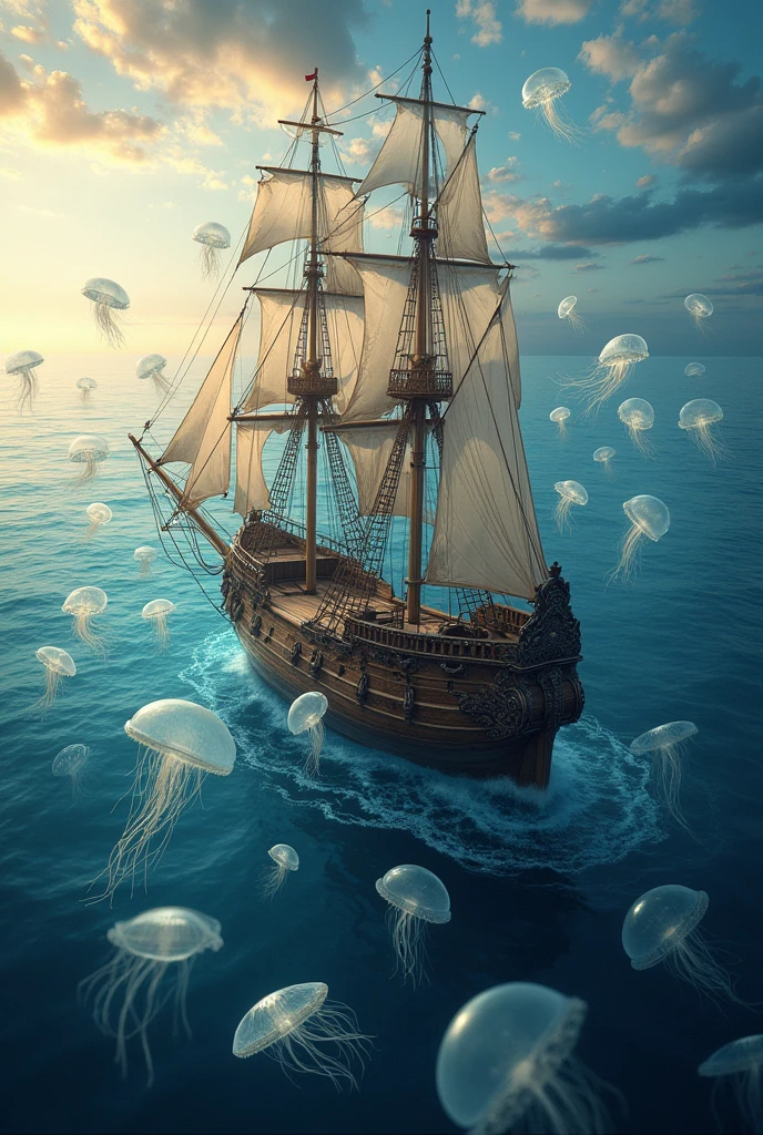 Swarm of jellyfish caravel rpg