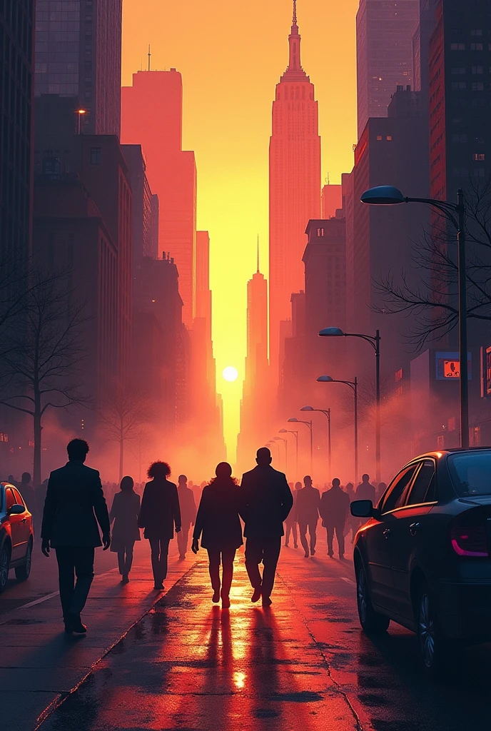 Something inspired by the poem the dawn of New York