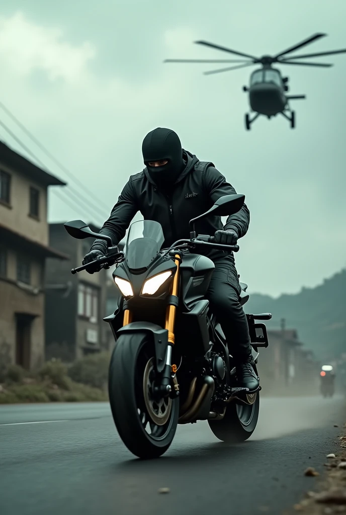 Leak DA POLICIA, Leak, cloudy sky, brazil, sao paulo, Hill, PMESP, motorbike, motorbike MT-07, FAVELA brazil, motorbike PRETA, Man with MASCARA DE LADRÃO, game cover, 80% realisitic, SÃO PAULO MILITARY POLICE HELICOPTER IN THE SKY, Man with, FAST SPEED