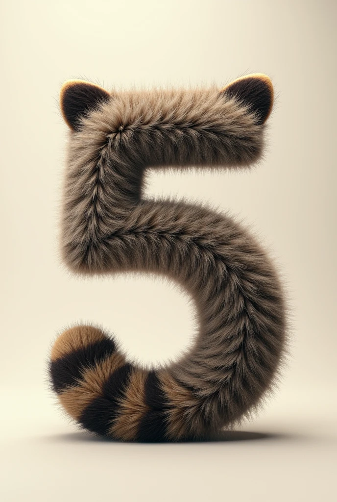 5 with raccoon texture