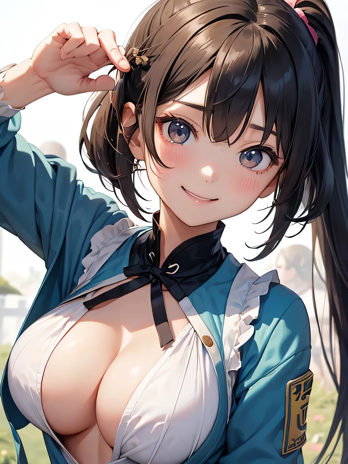 Highest quality、High resolution、Detailed Background、(Beautiful face in every detail:1.4)、Anatomically correct、(Normal number of fingers:1.2)、Detailed eyes、age beauty、Perfect body line、(Huge breasts:1.2)、Light color hair、Bobcut、ponytail、Twin tails、Cute gestures、Jokingly、A big smile、smile、zoo、
(A girl experiencing keeping animals at the zoo:1.5)、
Learn about the ecology and habits of animals through hands-on activities such as feeding and cleaning.、
While working on the project with a serious expression, he also occasionally gets excited.、They look so happy to be able to touch the animals.、
Receive detailed explanations from the staff、It's a valuable experience while learning how to be considerate of animals.、cute