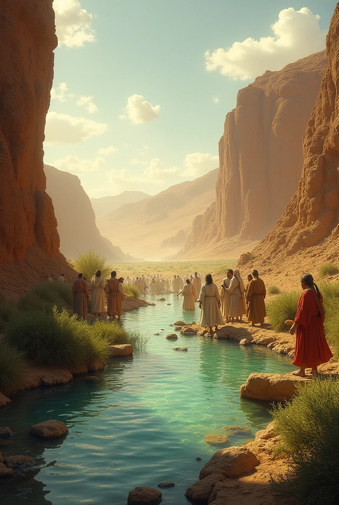 But God, in His mercy, provided fresh water in Marah and sent manna from heaven to feed the people.
