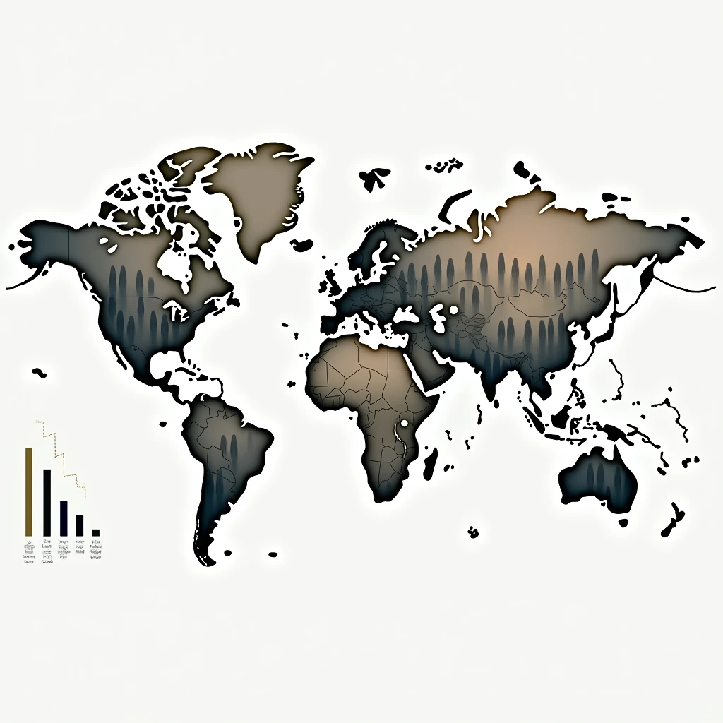 graphic map on population growth