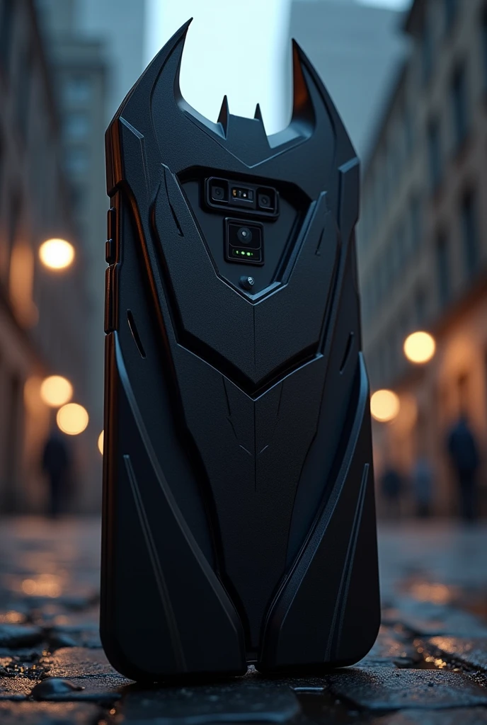 Generate a batman shaped phone 