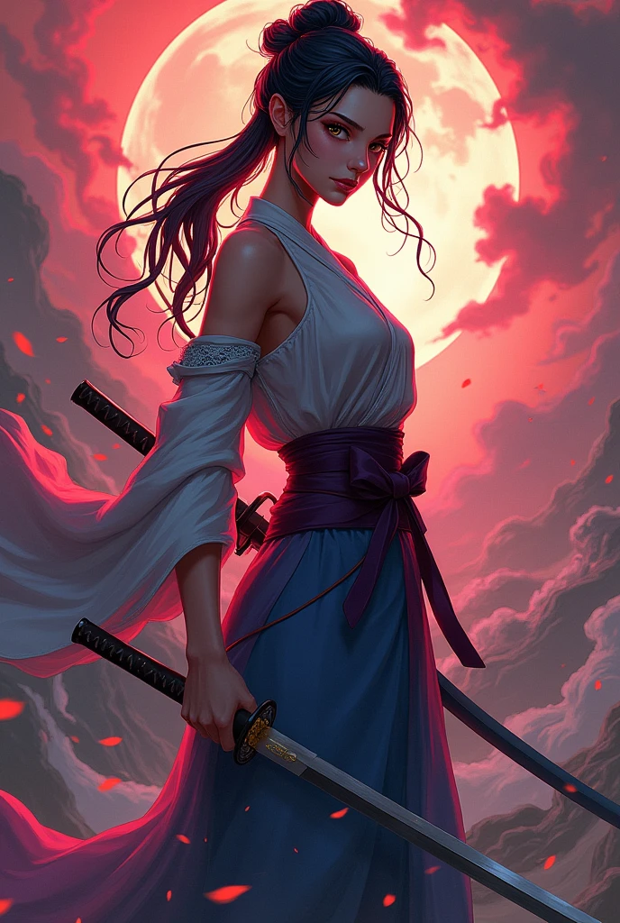 A beautiful swordswoman (アニメ) please don't make it realistic