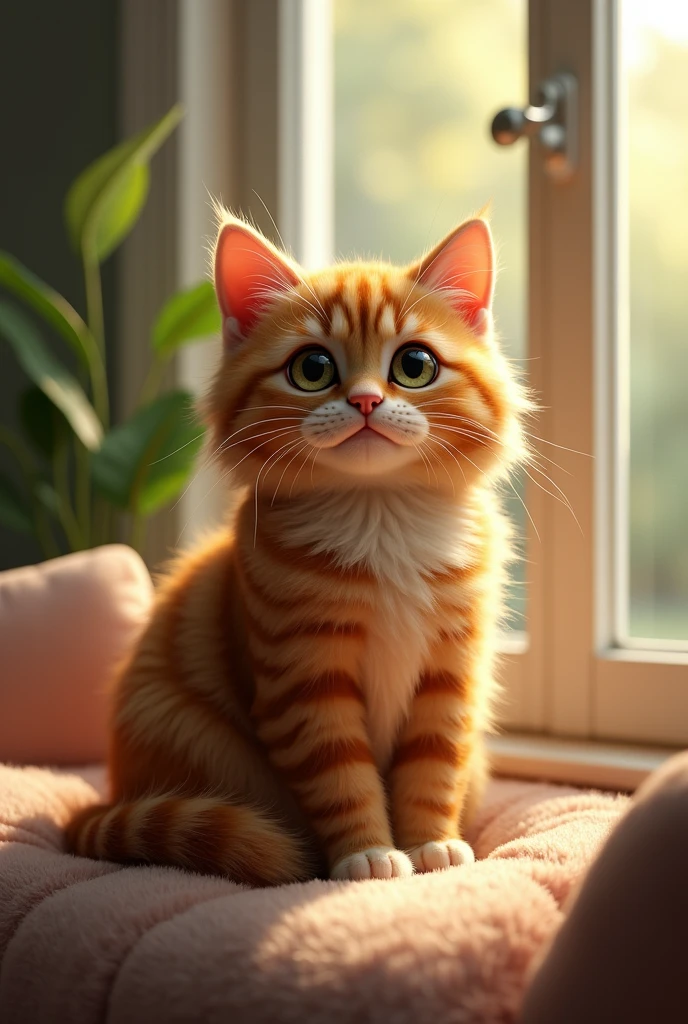 one cat