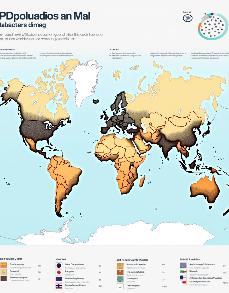 graphic map on population growth