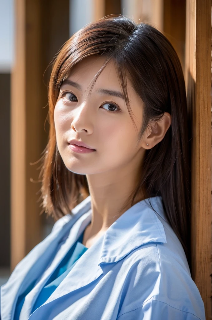 ((Highest quality)), ((masterpiece)), (detailed),Perfect Face,Japanese,Female doctor,White