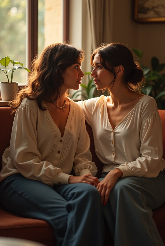 Women sitting and talking