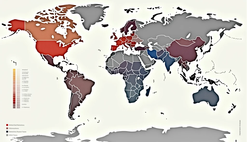 graphic map on population growth
