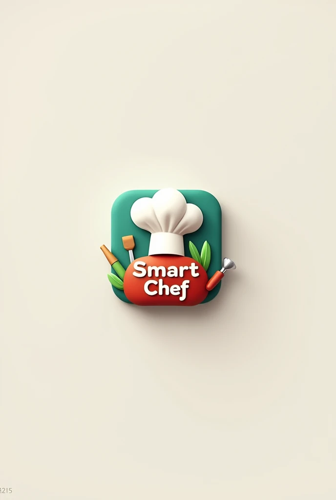 (photorealism:1.2), Design a logo for a mobile app called "Smart Chef". The application allows the user to enter the ingredients they have on hand and at home., and with these, manages to create creative recipes and meals