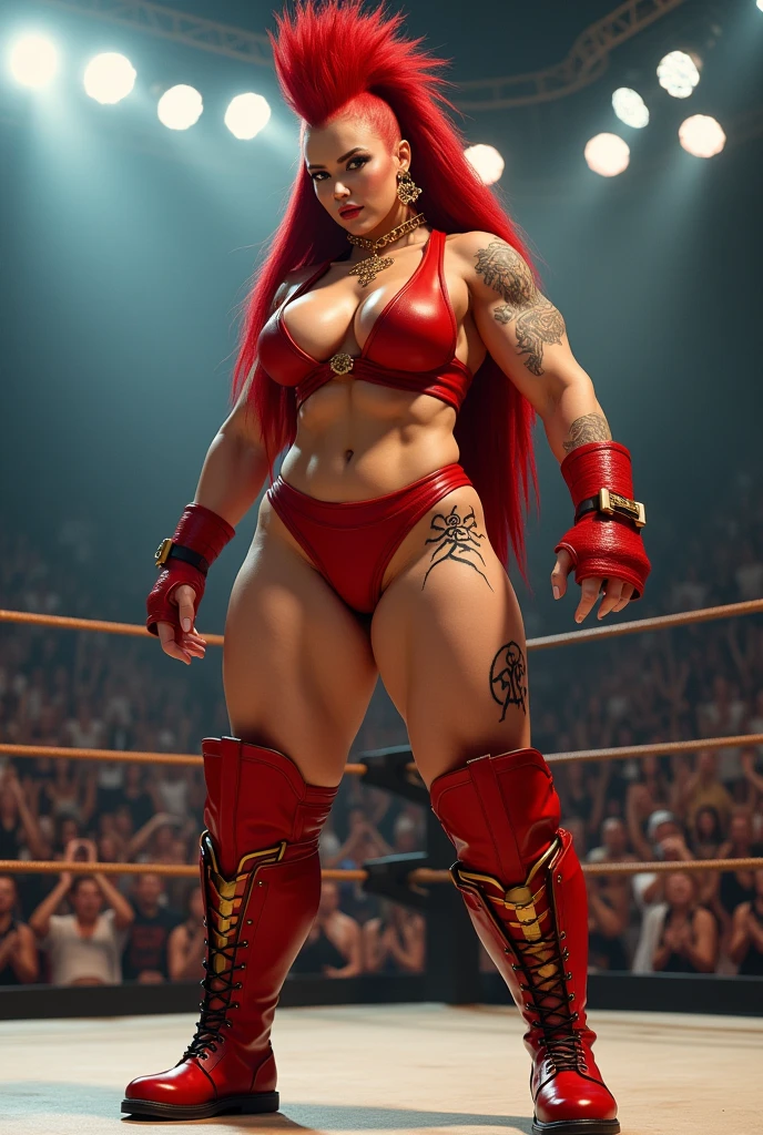 work of art, Very Short Hair Fit Woman Wearing Chun Li Armor Cosplay, Female One, impossibly small waist tiny abdominal girth, circumference of lower extremities far exceeds 80 inches of hips, she has immensely large hip measurements, with the biggest buttocks in the world, Random location, intense detail, Bold leggings, hyperrealisti, A heavy bottom, upperbody, voluptuous lower body, feminine figure, portraits, reductionist form, Woman, bold lines, not Mike Campau style, iris van herpen, Howard Schatz, Russian-Western, an Inferior Physical Goddess   