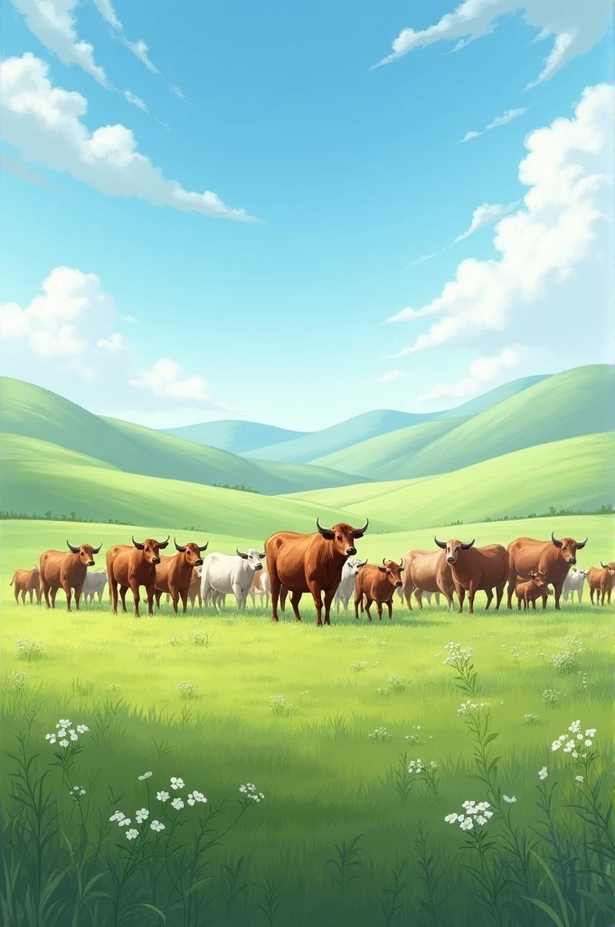 Cattle in the field