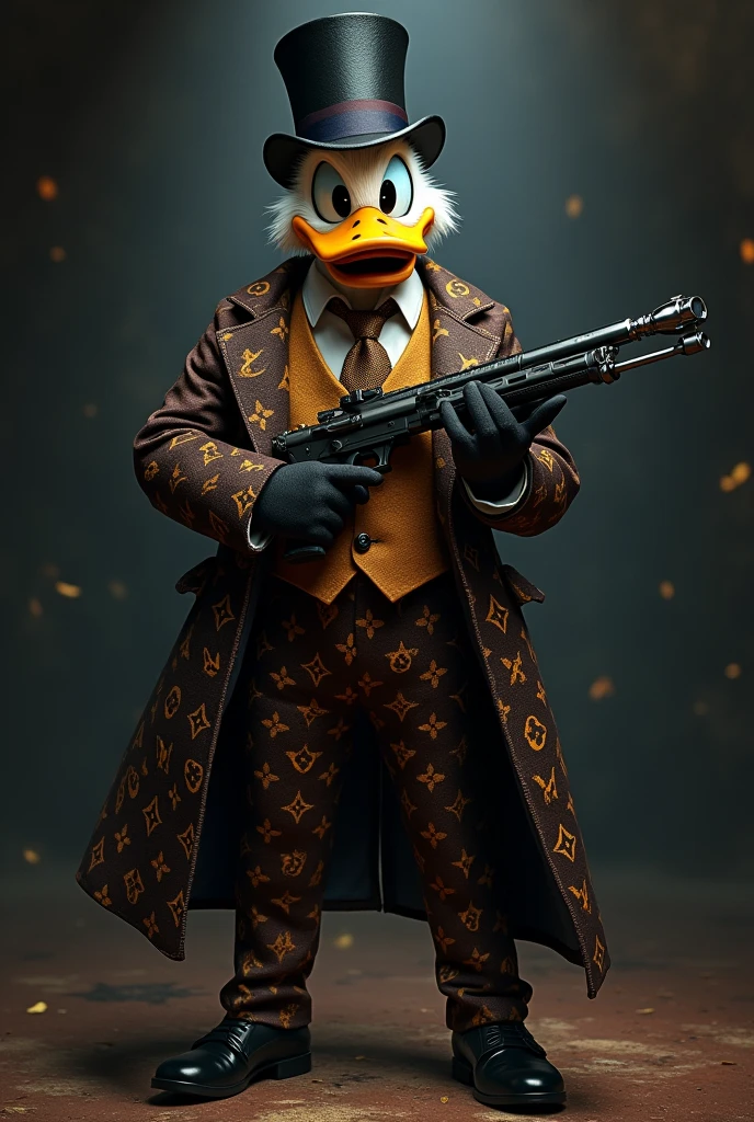 Dagobert Duck, Louis Vuitton, weapon