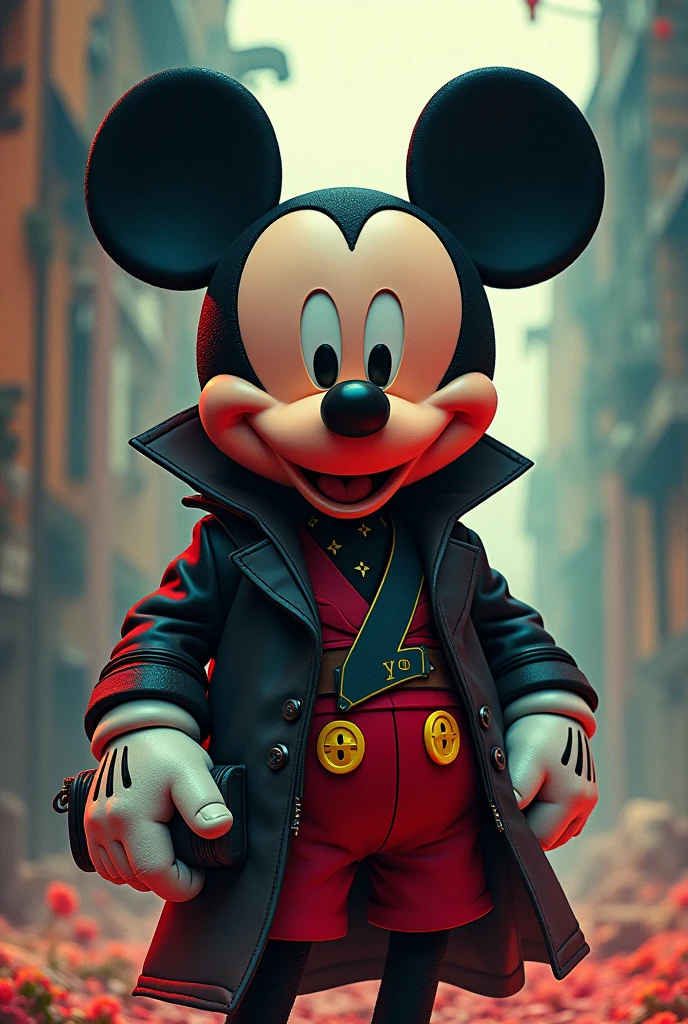 Mickey Mouse, Louis Vuitton, weapon