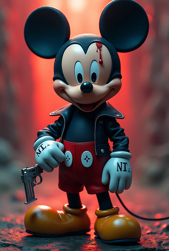 Mickey Mouse, Louis Vuitton, weapon